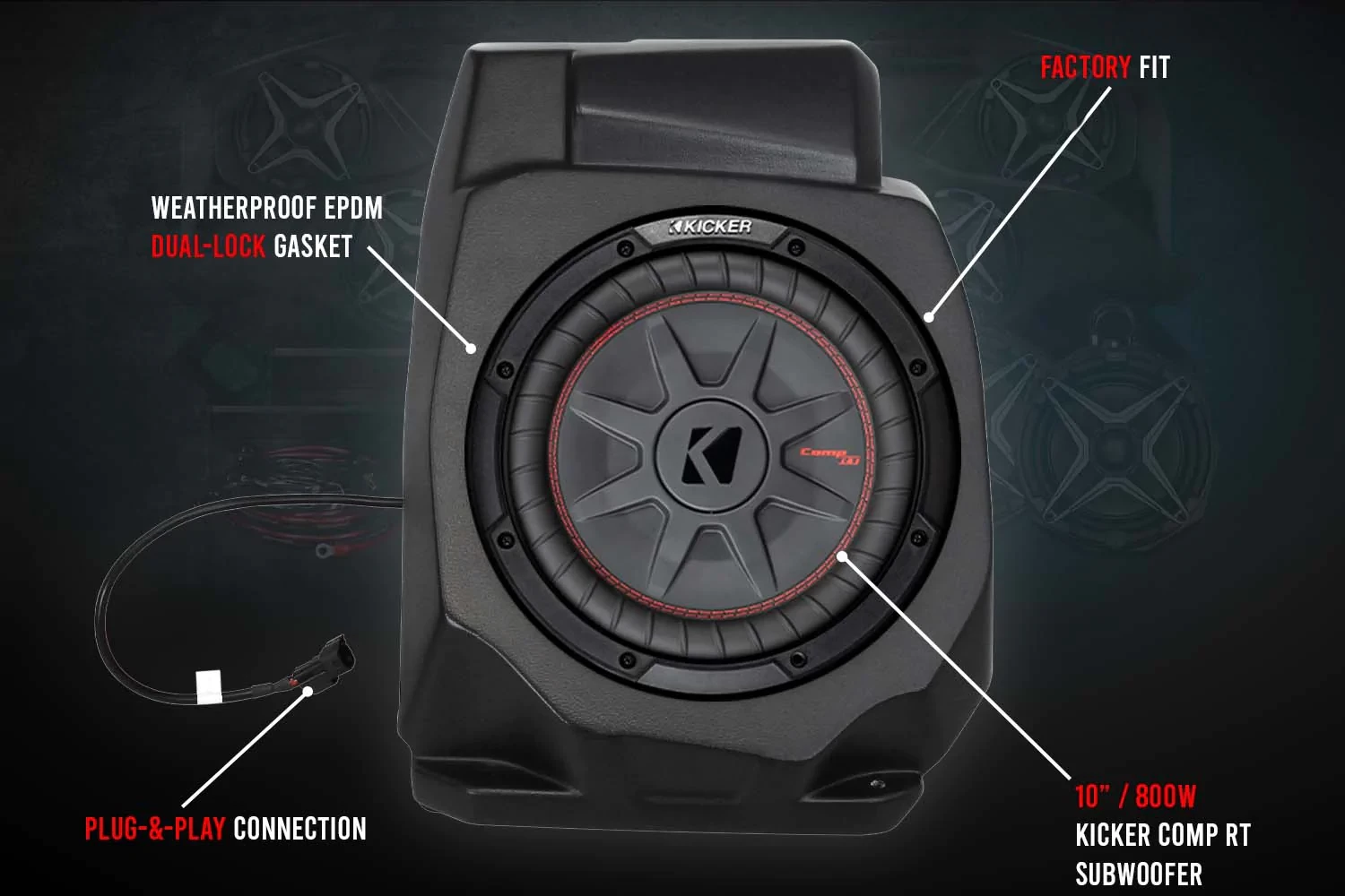 SSV Works 5-Speaker Plug-&-Play System - 2020-2023 Polaris RZR Pro 6 SSV Works 5-Speaker Plug-&-Play System - 2020-2023 Polaris RZR Pro - Image 4