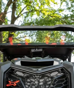 SuperATV Can-Am Maverick X3 Maxdrive Power Flip Windshield -SuperATV Sales Shop SuperATV Can Am Maverick X3 Maxdrive Power Flip Windshield 2