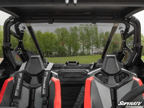 SuperATV Polaris RZR Turbo R Rear Windshield - Image 4