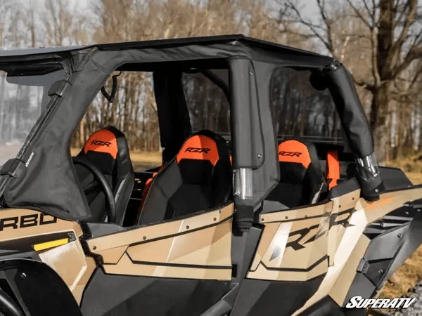 SuperATV Polaris RZR XP4 Turbo Primal Soft Cab Enclosure Upper Doors 7 SuperATV Polaris RZR XP4 Turbo Primal Soft Cab Enclosure Upper Doors - Image 5