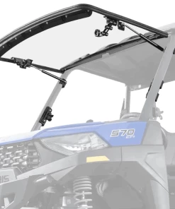 SuperATV Polaris Ranger SP 570 Scratch Resistant Flip Windshield