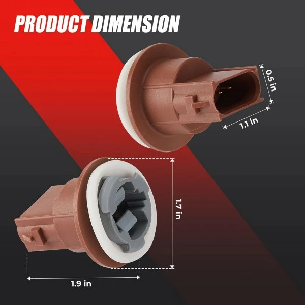 Kemimoto Polaris RZR Tail Light Lamp Socket - Image 4