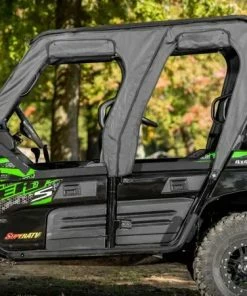 SuperATV Kawasaki Teryx 4 Primal Soft Cab Enclosure Upper Doors -SuperATV Sales Shop Teryx 4 Primal Soft Cab 6