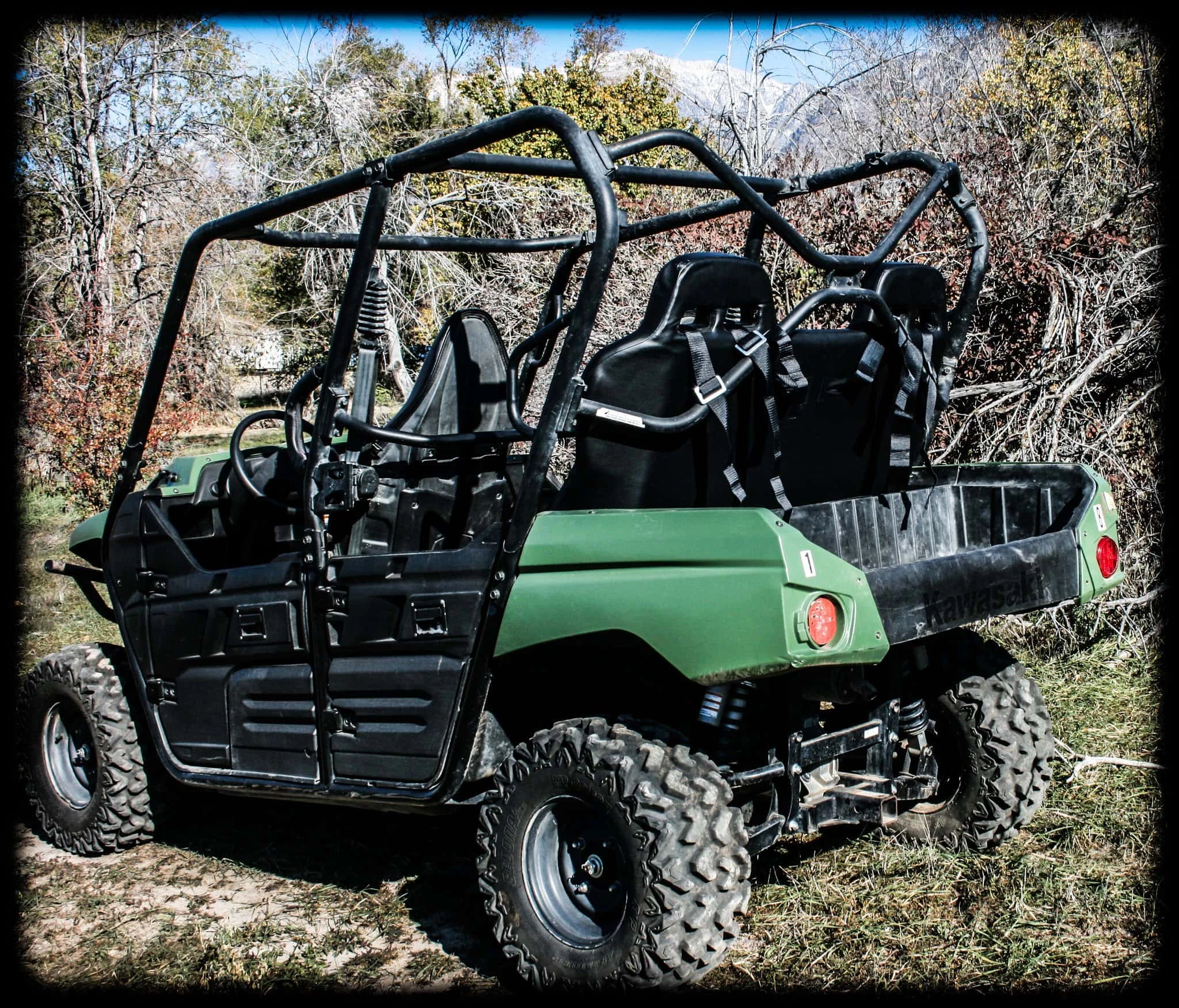 UTV Mountain Accessories UTVMA Kawasaki Teryx 4 Rear Bench Seat 7 UTV Mountain Accessories UTVMA Kawasaki Teryx 4 Rear Bench Seat - Image 5