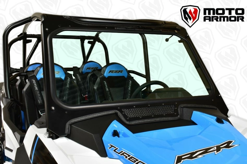 Moto Armor Full Glass Windshield - Polaris RZR Turbo S - Image 4