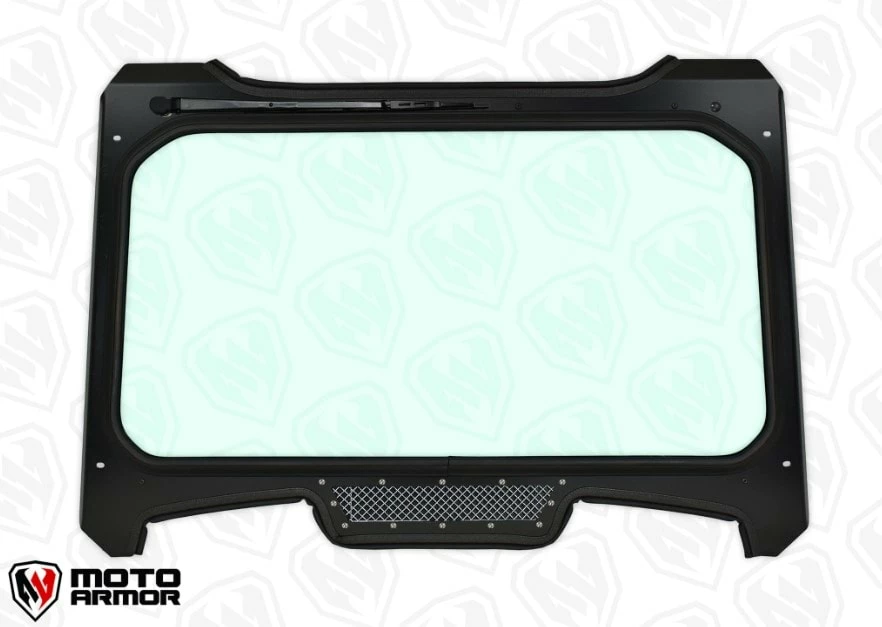 Moto Armor Full Glass Windshield - Polaris RZR Turbo S