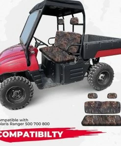 Kemimoto Polaris Ranger 500 700 800 2002-2008 UTV Camo Seat Covers -SuperATV Sales Shop UTV Camo Seat 1