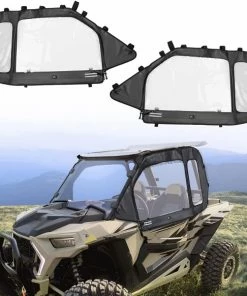 Kemimoto Polaris RZR XP 1000/ Turbo 2014+ Soft Door, Upper Windows Water-resistant