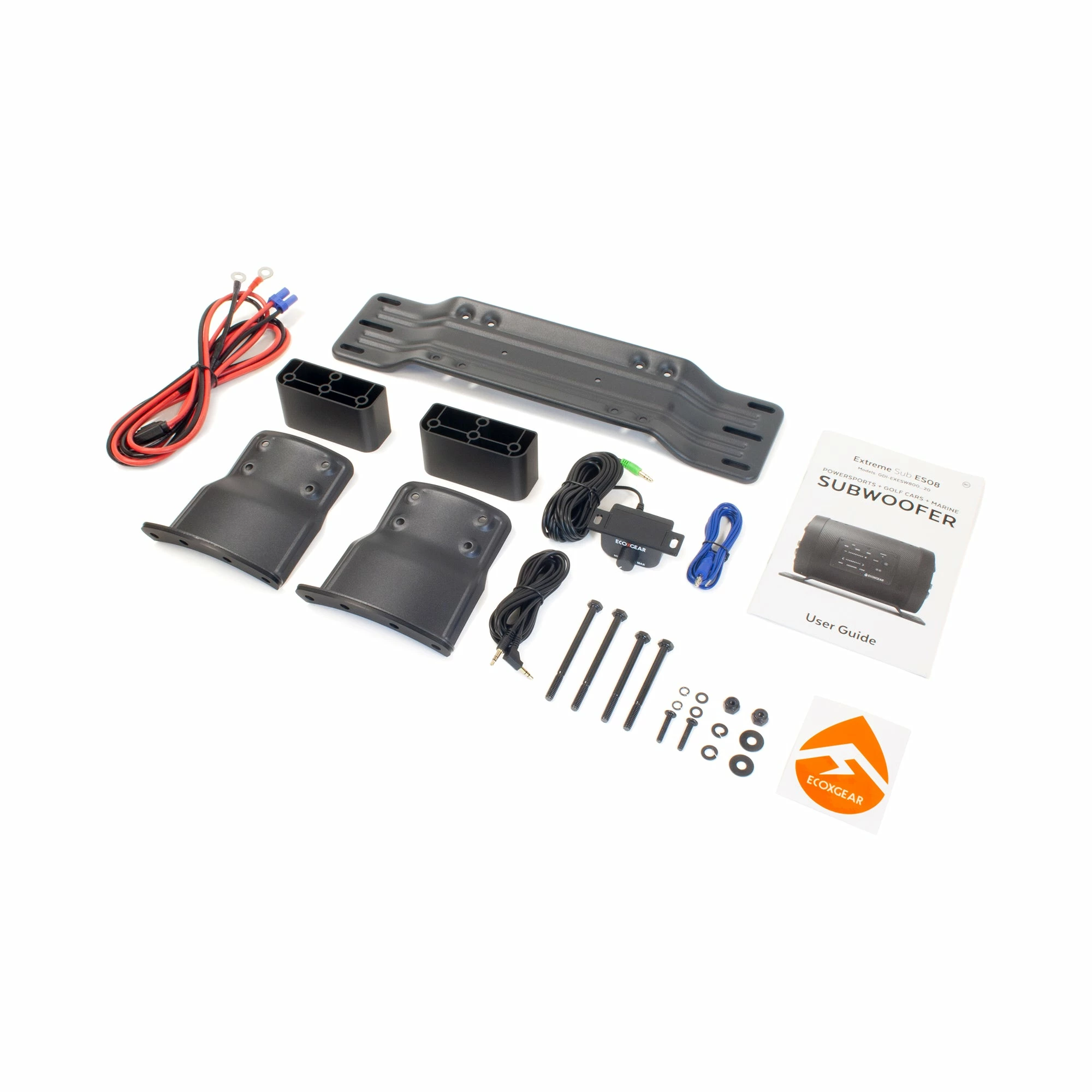 EcoXGear SoundExtreme ES08 Powersports Sealed Powered 8" Subwoofer Tube - Image 9