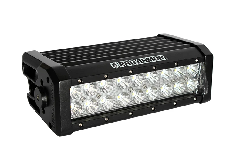 Pro Armor 10" FLOOD LED Light Bar - Dual Row