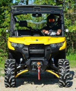 SuperATV Can-Am Defender Scratch Resistant Flip Windshield 10 SuperATV Can-Am Defender Scratch Resistant Flip Windshield -SuperATV Sales Shop can am defender scratch resistant flip windshield 03