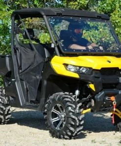 SuperATV Can-Am Defender Scratch Resistant Flip Windshield 15 SuperATV Can-Am Defender Scratch Resistant Flip Windshield -SuperATV Sales Shop can am defender scratch resistant flip windshield 04