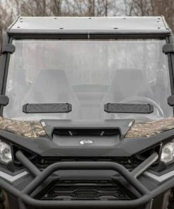 Alternative view of SuperATV Can-Am Commander Vented Full Windshield