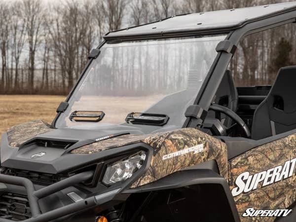 SuperATV Can-Am Commander Vented Full Windshield 7 SuperATV Can-Am Commander Vented Full Windshield - Image 5