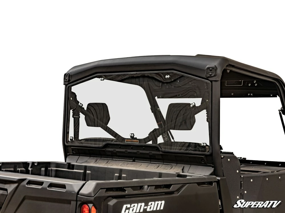 SuperATV Can-Am Defender Rear Windshield 3 SuperATV Can-Am Defender Rear Windshield