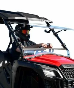 SuperATV Honda Pioneer 500 Scratch Resistant Flip Windshield