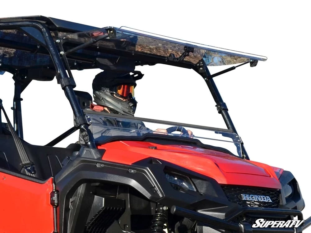 SuperATV Honda Pioneer 1000 Scratch-Resistant Flip Windshield 3 SuperATV Honda Pioneer 1000 Scratch-Resistant Flip Windshield
