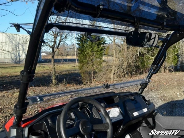SuperATV Honda Pioneer 1000 Scratch-Resistant Flip Windshield 8 SuperATV Honda Pioneer 1000 Scratch-Resistant Flip Windshield - Image 6