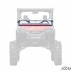 SuperATV Honda Pioneer 1000 Scratch Resistant Flip Down Windshield 2 SuperATV Honda Pioneer 1000 Scratch Resistant Flip Down Windshield -SuperATV Sales Shop honda pioneer 1000 flip down windshield 1