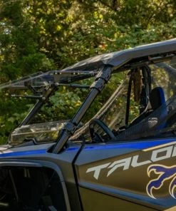 SuperATV Honda Talon 1000 Scratch Resistant Flip Windshield -SuperATV Sales Shop honda talon flip windshield a2