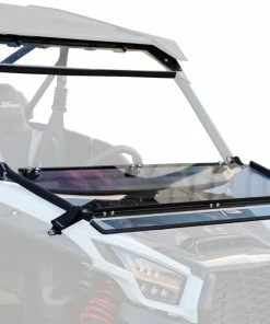 SuperATV Kawasaki Teryx KRX 1000 Scratch Resistant Flip Down Windshield