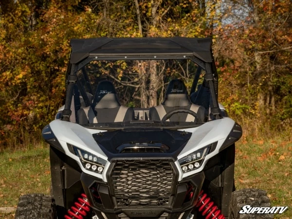 SuperATV Kawasaki Teryx KRX 1000 Full Windshield 4 SuperATV Kawasaki Teryx KRX 1000 Full Windshield - Image 2