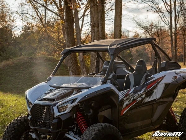 SuperATV Kawasaki Teryx KRX 1000 Half Windshield 6 SuperATV Kawasaki Teryx KRX 1000 Half Windshield - Image 4