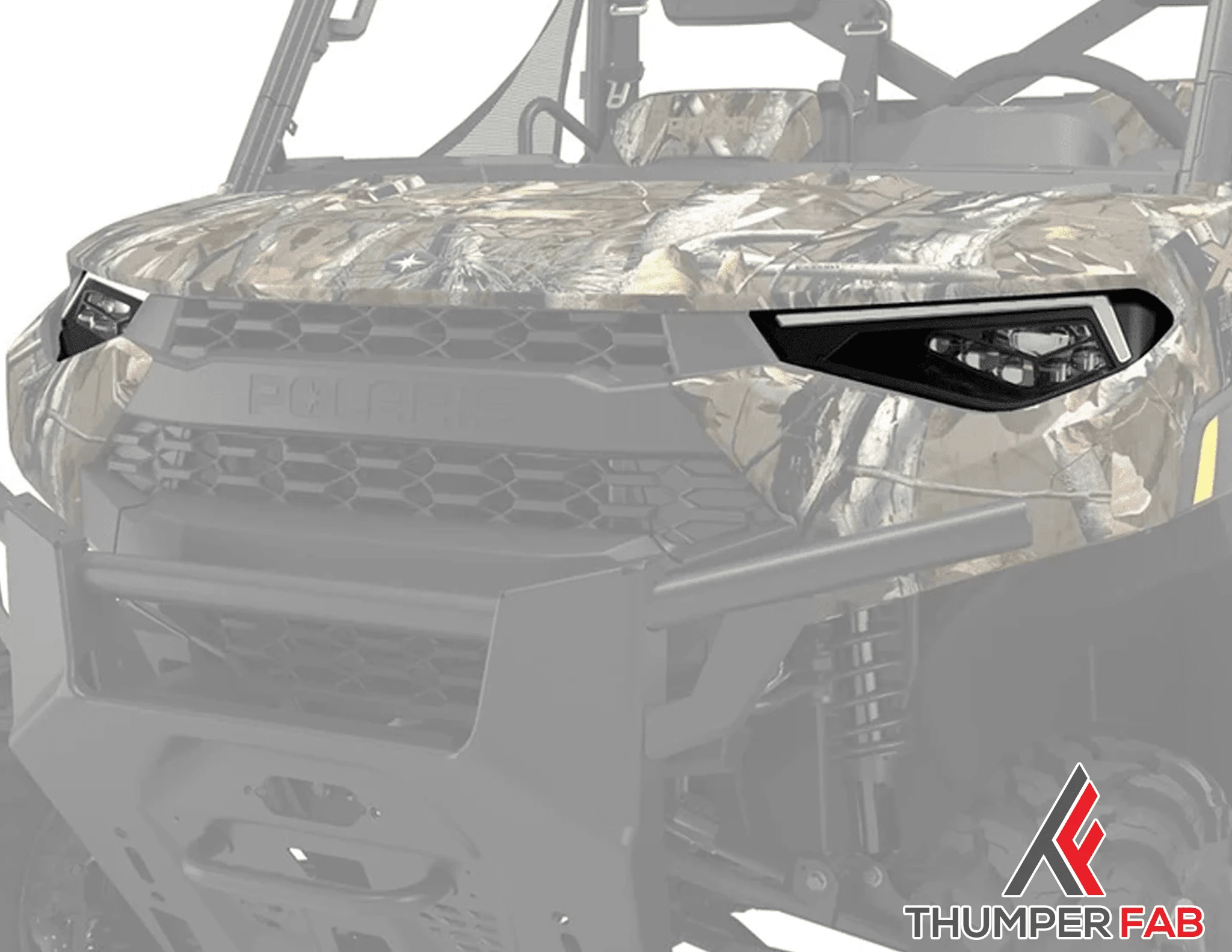 Thumper Fab Polaris Ranger LED Headlight Kit 4 Thumper Fab Polaris Ranger LED Headlight Kit - Image 2