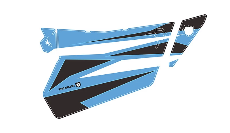 Pro Armor RZR XP1K Traditional Door Graphic Sky Blue 3 Pro Armor RZR XP1K Traditional Door Graphic Sky Blue