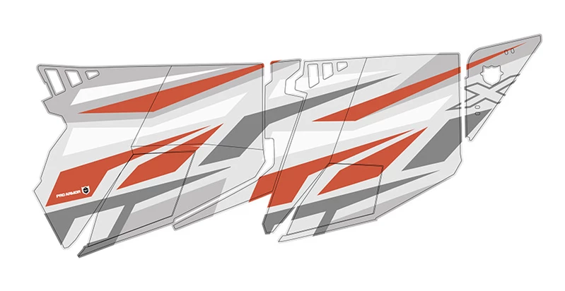 Pro Armor RZR XP4 Stealth Door Graphic Matte White Pearl 4 Pro Armor RZR XP4 Stealth Door Graphic Matte White Pearl - Image 2