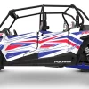Pro Armor RZR XP4 Traditional Door Graphic White Lightning