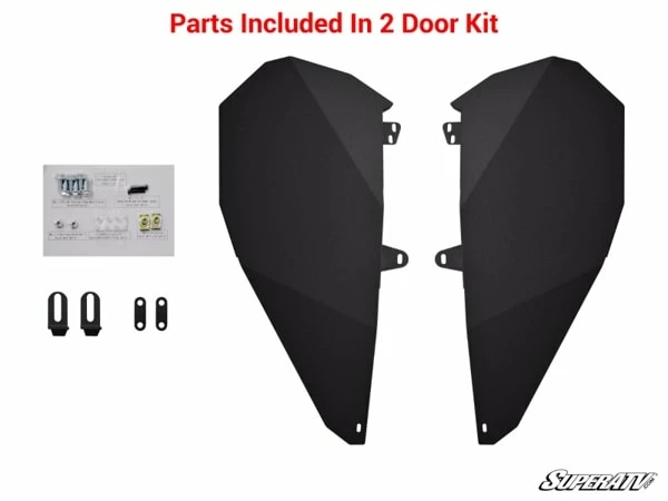 SuperATV Polaris RZR XP Turbo Lower Doors 8 SuperATV Polaris RZR XP Turbo Lower Doors - Image 6