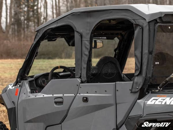 SuperATV Polaris General XP 1000 Primal Soft Cab Enclosure Upper Doors 9 SuperATV Polaris General XP 1000 Primal Soft Cab Enclosure Upper Doors - Image 7