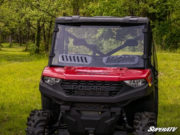 SuperATV Polaris Ranger XP 1000 Scratch-Resistant Vented Full Windshield 4 SuperATV Polaris Ranger XP 1000 Scratch-Resistant Vented Full Windshield - Image 2