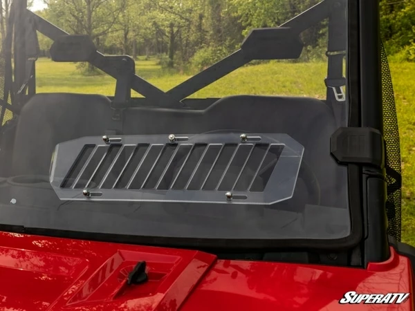 SuperATV Polaris Ranger XP 1000 Scratch-Resistant Vented Full Windshield 6 SuperATV Polaris Ranger XP 1000 Scratch-Resistant Vented Full Windshield - Image 4