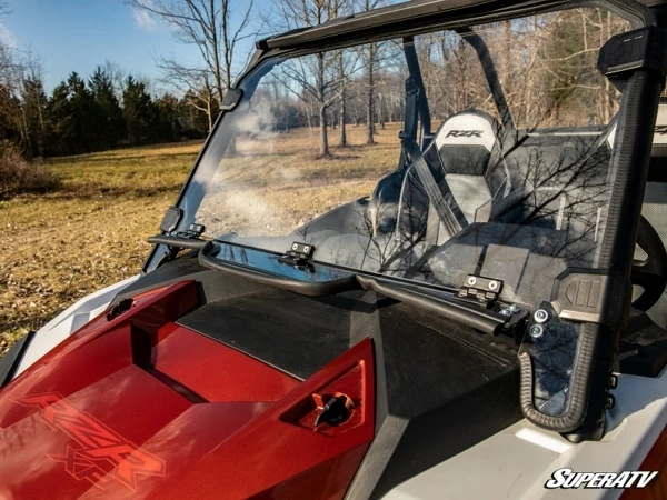 SuperATV Polaris RZR XP Turbo Vented Full Windshield - Image 7