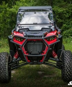 SuperATV Polaris RZR Turbo S Scratch Resistant Flip Windshield -SuperATV Sales Shop polaris rzrxpts flip windshield 5 2