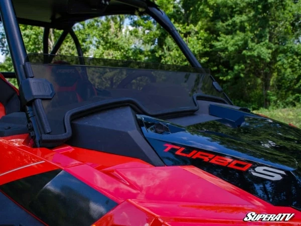 SuperATV Polaris RZR Turbo S Half Windshield 5 SuperATV Polaris RZR Turbo S Half Windshield - Image 3