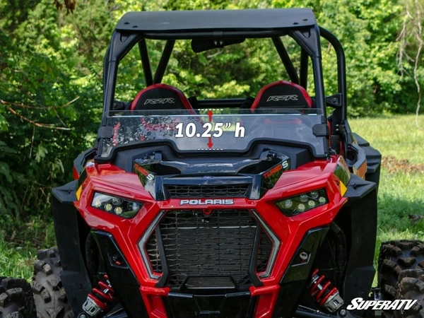 SuperATV Polaris RZR Turbo S Half Windshield 9 SuperATV Polaris RZR Turbo S Half Windshield - Image 7