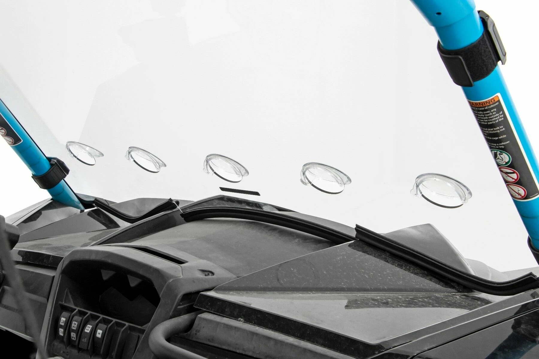 Rough Country '13-'18 Can-Am Maverick Scratch Resistant Vented Full Windshield 7 Rough Country '13-'18 Can-Am Maverick Scratch Resistant Vented Full Windshield - Image 5