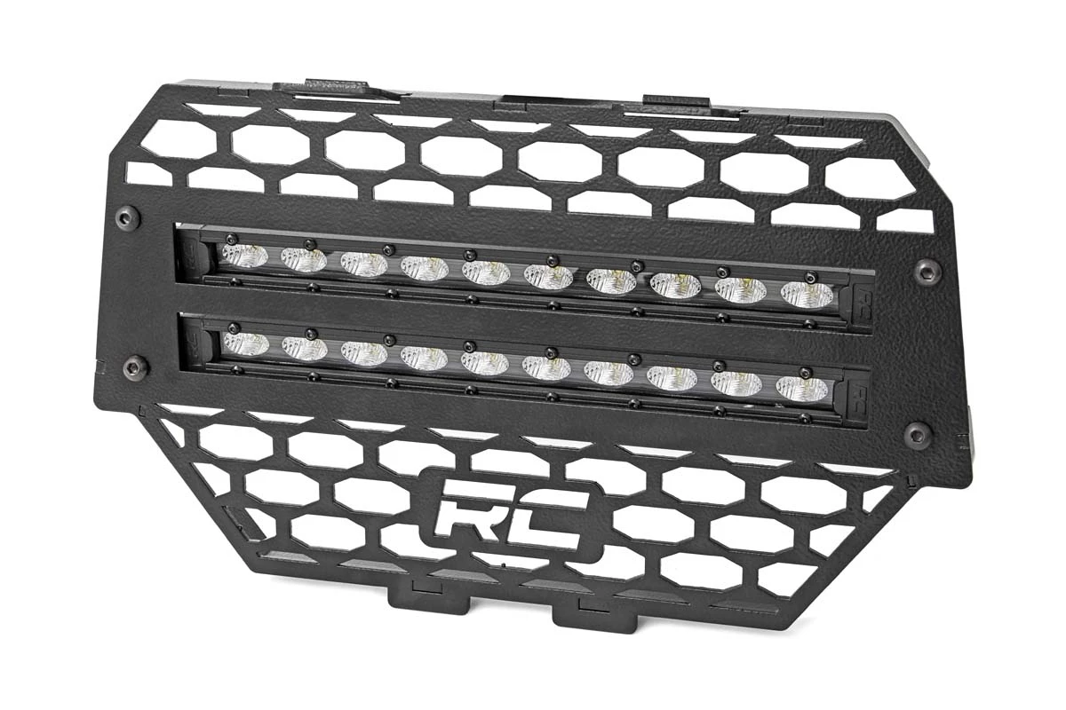 Rough Country '14-'19 Polaris RZR XP 1000 10" Black Slimline LED Pair Grille Kit 3 Rough Country '14-'19 Polaris RZR XP 1000 10" Black Slimline LED Pair Grille Kit