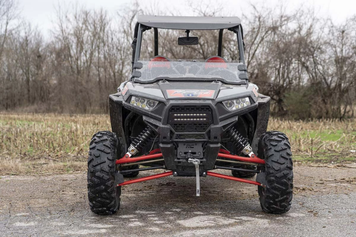 Rough Country '14-'19 Polaris RZR XP 1000 10" Black Slimline LED Pair Grille Kit 4 Rough Country '14-'19 Polaris RZR XP 1000 10" Black Slimline LED Pair Grille Kit - Image 2