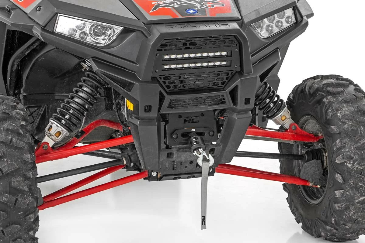 Rough Country '14-'19 Polaris RZR XP 1000 10" Black Slimline LED Pair Grille Kit 6 Rough Country '14-'19 Polaris RZR XP 1000 10" Black Slimline LED Pair Grille Kit - Image 4