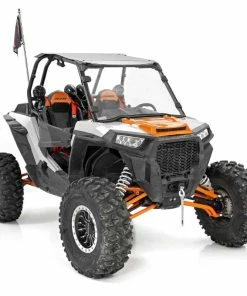 Alternative view of Rough Country '14-'22 Polaris RZR XP 1000 Scratch Resistant Full Windshield