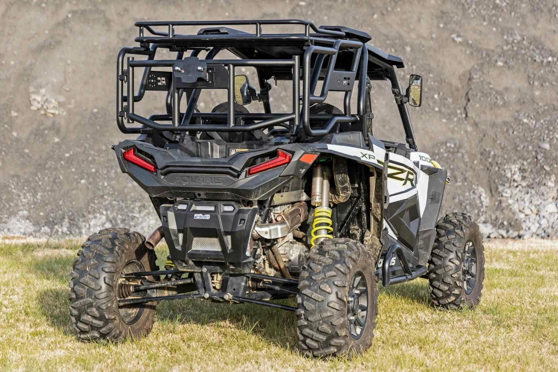 Rough Country '14-'22 Polaris RZR 1000 XP/XP 4 1000 Spare Tire Mount Tubular Rear Cargo Rack 4 Rough Country '14-'22 Polaris RZR 1000 XP/XP 4 1000 Spare Tire Mount Tubular Rear Cargo Rack - Image 2