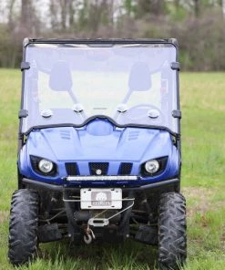 Alternative view of Rough Country '06-'08 Yamaha Rhino 450/Rhino 660 Scratch Resistant Vented Full Windshield
