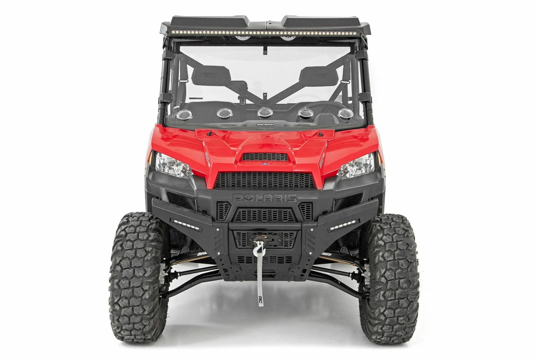 Rough Country '16-'22 Polaris Ranger 1000XP/Ranger 900XP Scratch Resistant Vented Full Windshield 5 Rough Country '16-'22 Polaris Ranger 1000XP/Ranger 900XP Scratch Resistant Vented Full Windshield - Image 3