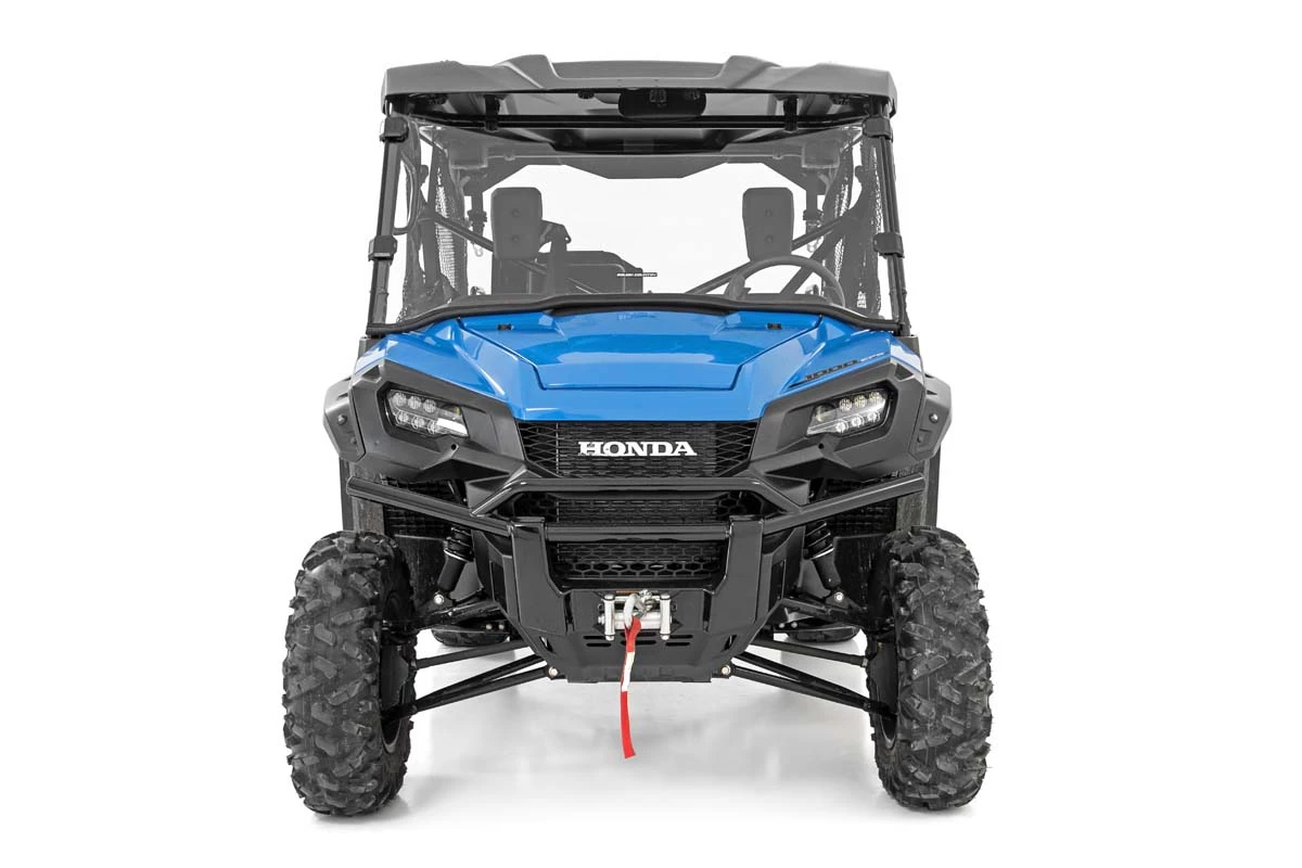 Rough Country '16-'22 Honda Pioneer 1000/Pioneer 1000-5 Scratch Resistant Full Windshield - Image 5