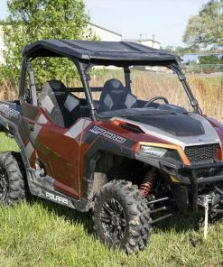 Alternative view of Rough Country '16-'22 Polaris General Scratch Resistant Full Windshield