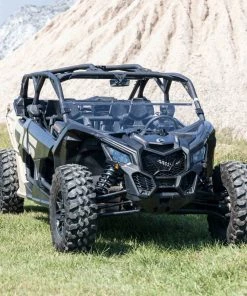 Rough Country '17-'22 Can-Am Maverick X3 Scratch Resistant Half Windshield 8 Rough Country '17-'22 Can-Am Maverick X3 Scratch Resistant Half Windshield -SuperATV Sales Shop rough country 17 22 can am maverick x3 4wd scratch resistant half windshield 2